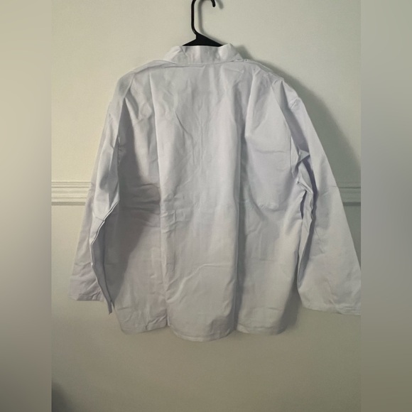 Chef Jacket White Brand New with Pockets Long Sleeve Kitchen Uniform Cooking - Picture 4 of 10